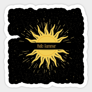 Helllo summer Sticker